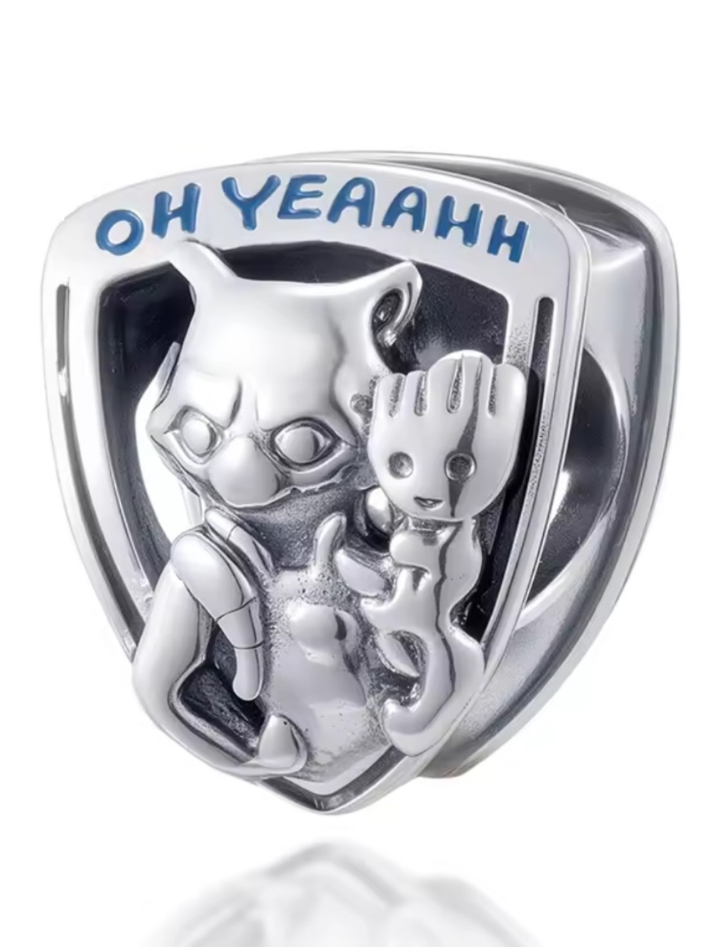NWOT Marvel Rocket and Groot Guardians Charm Sterling Silver 925